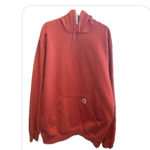 Carhartt Men's Deep Red Pullover Hoodie